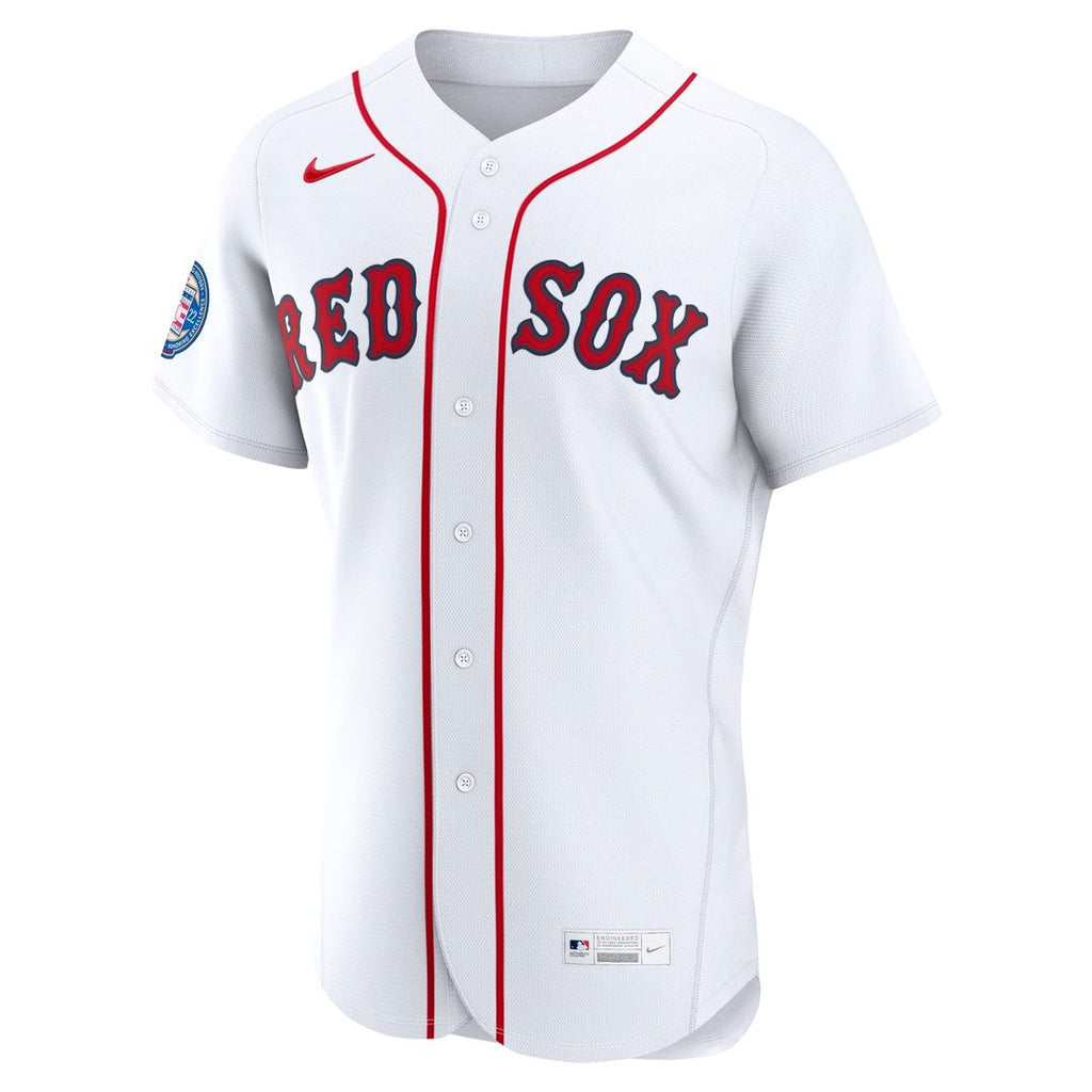 David Ortiz Boston Red Sox Home Authentic Retired 2022 Hall of Fame Patch Jersey - White