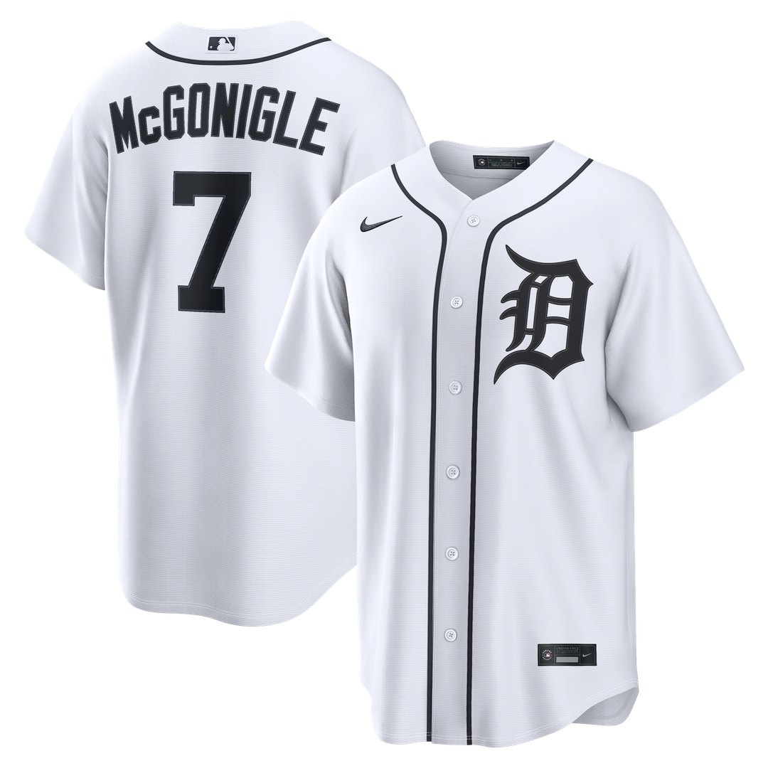 Kevin McGonigle Detroit Tigers Home Replica Jersey - White