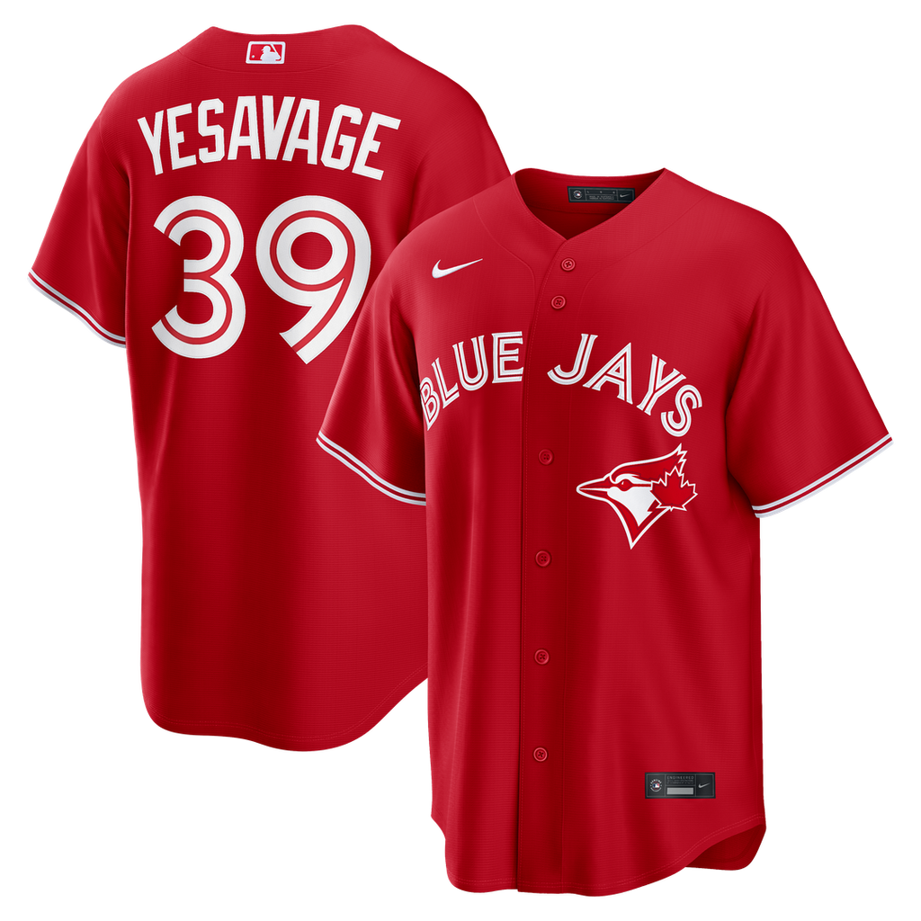 Trey Yesavage Toronto Blue Jays Canada Day Replica Jersey - Red