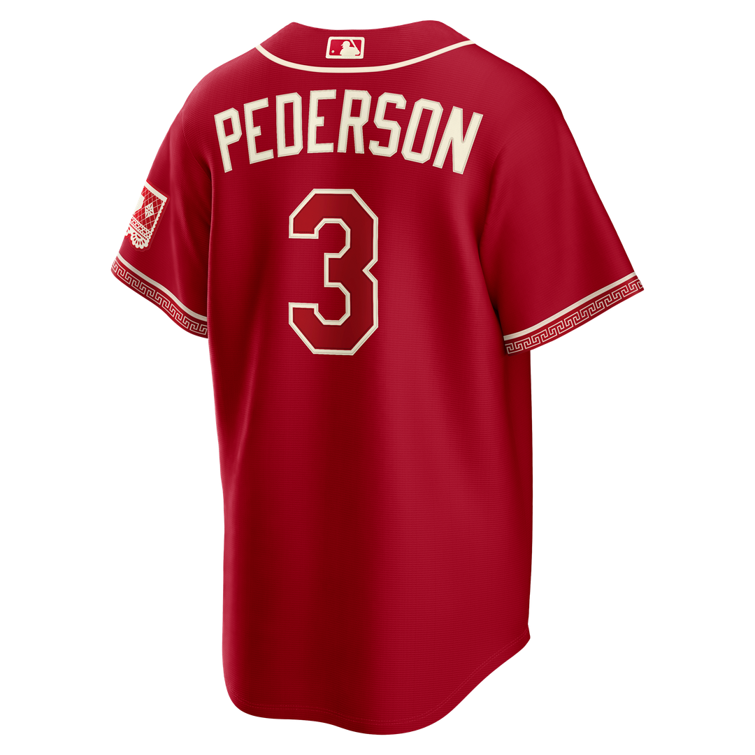 Joc Pederson Texas Rangers 2026 City Connect Stadium Jersey - Red