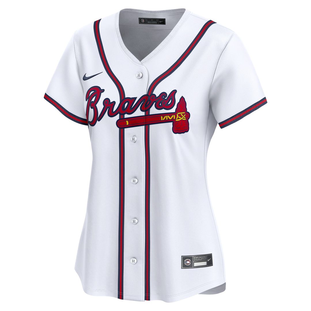 Ozzie Albies Atlanta Braves Women's Home Limited Player Jersey - White