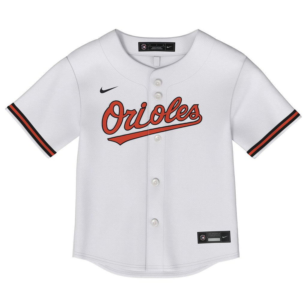 Adley Rutschman Baltimore Orioles Toddler Home Replica Jersey - White