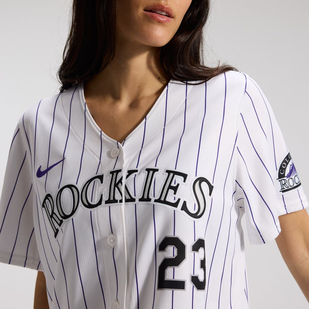 Kris Bryant Colorado Rockies Women's Home Limited Player Jersey - White