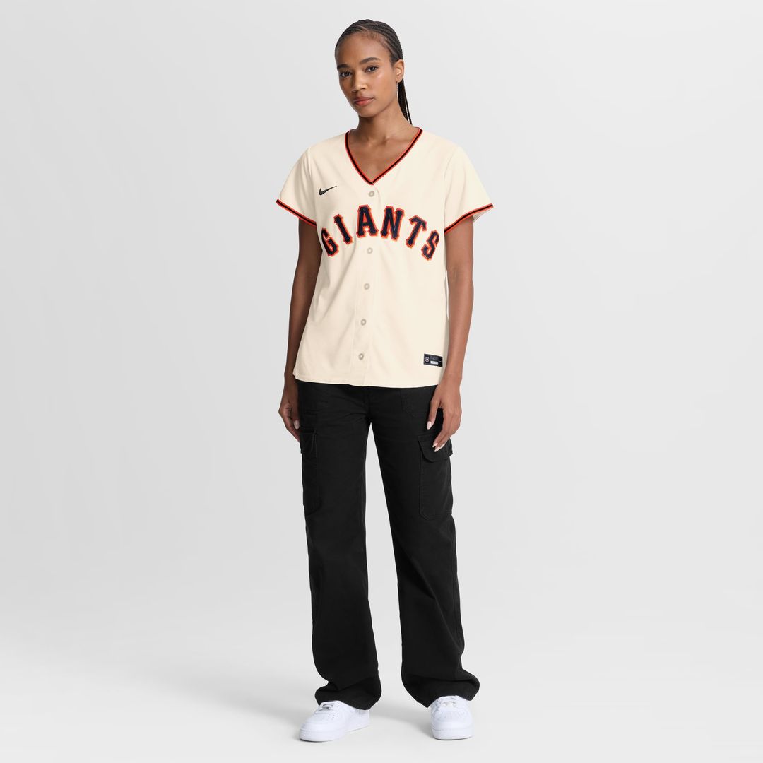 Rafael Devers San Francisco Giants Women's Home Replica Jersey - Cream