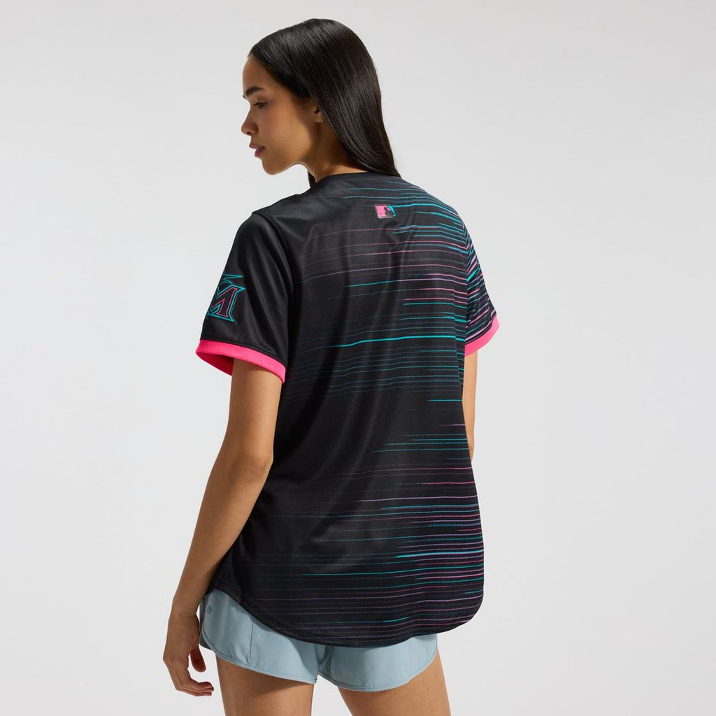Miami Marlins Women's 2025 City Connect Limited Jersey - Black