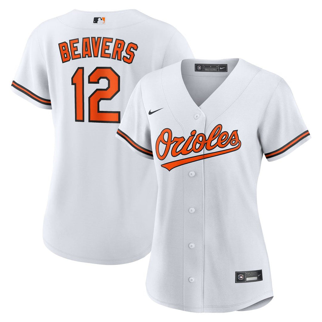 Dylan Beavers Baltimore Orioles Women's Home Replica Jersey - White