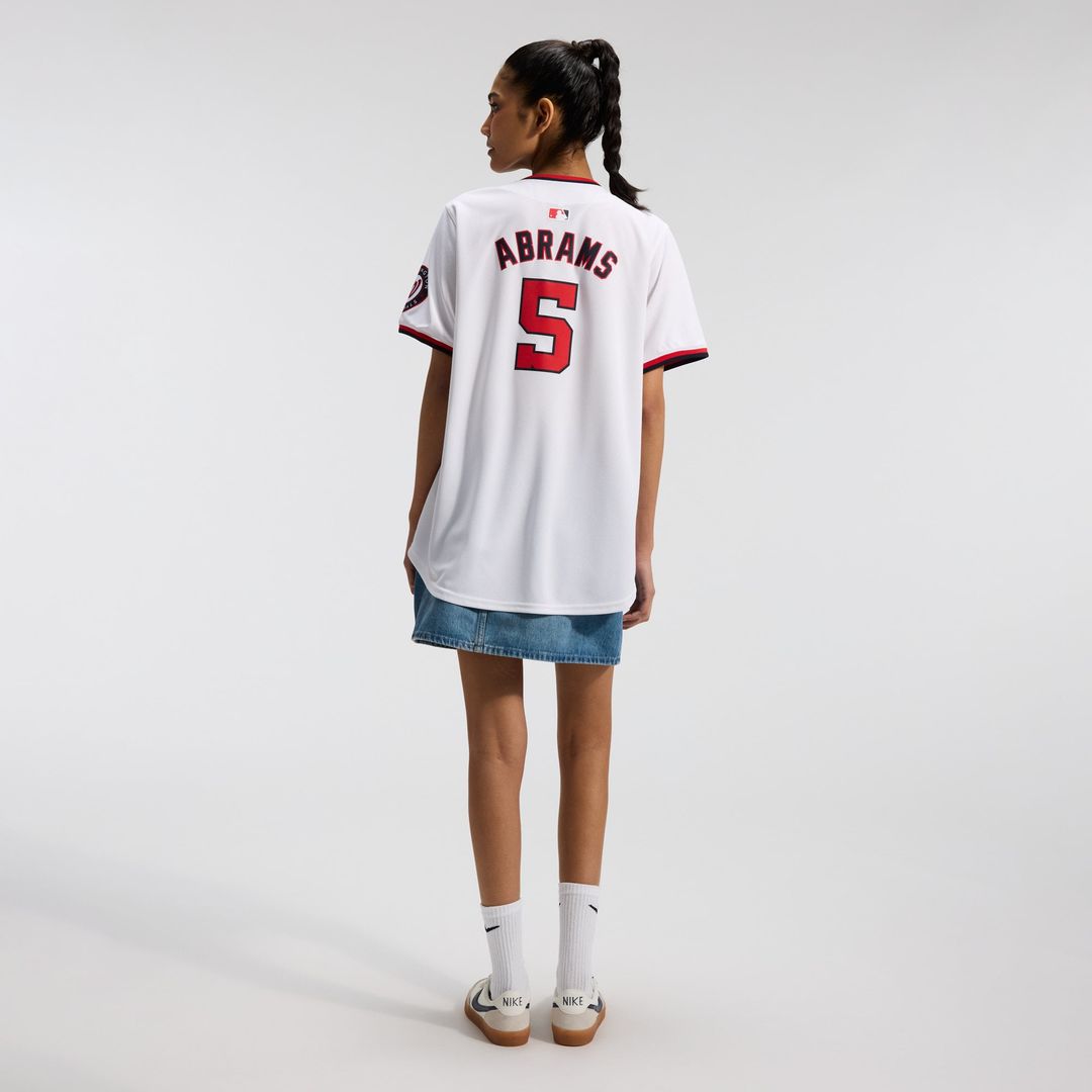 CJ Abrams Washington Nationals Women's Home Limited Player Jersey - White