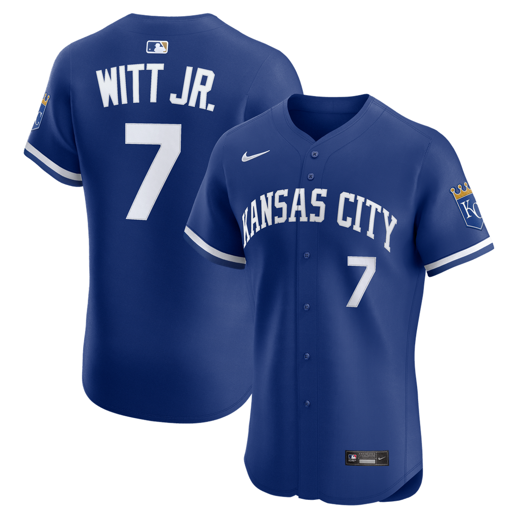 Bobby Witt Jr. Kansas City Royals Alternate 2 Elite Player Jersey - Royal