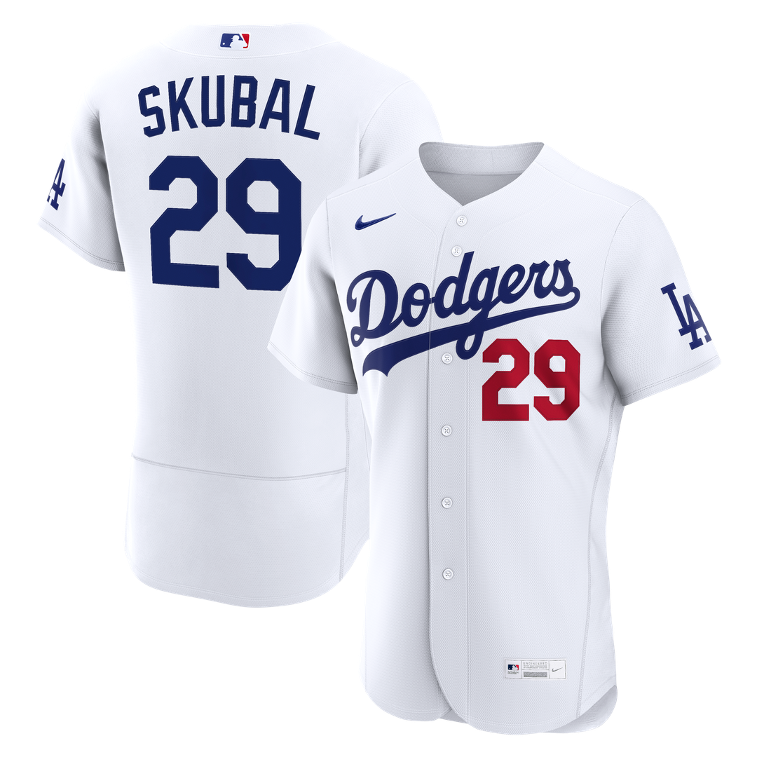 Tarik Skubal Los Angeles Dodgers Home Authentic Jersey - White