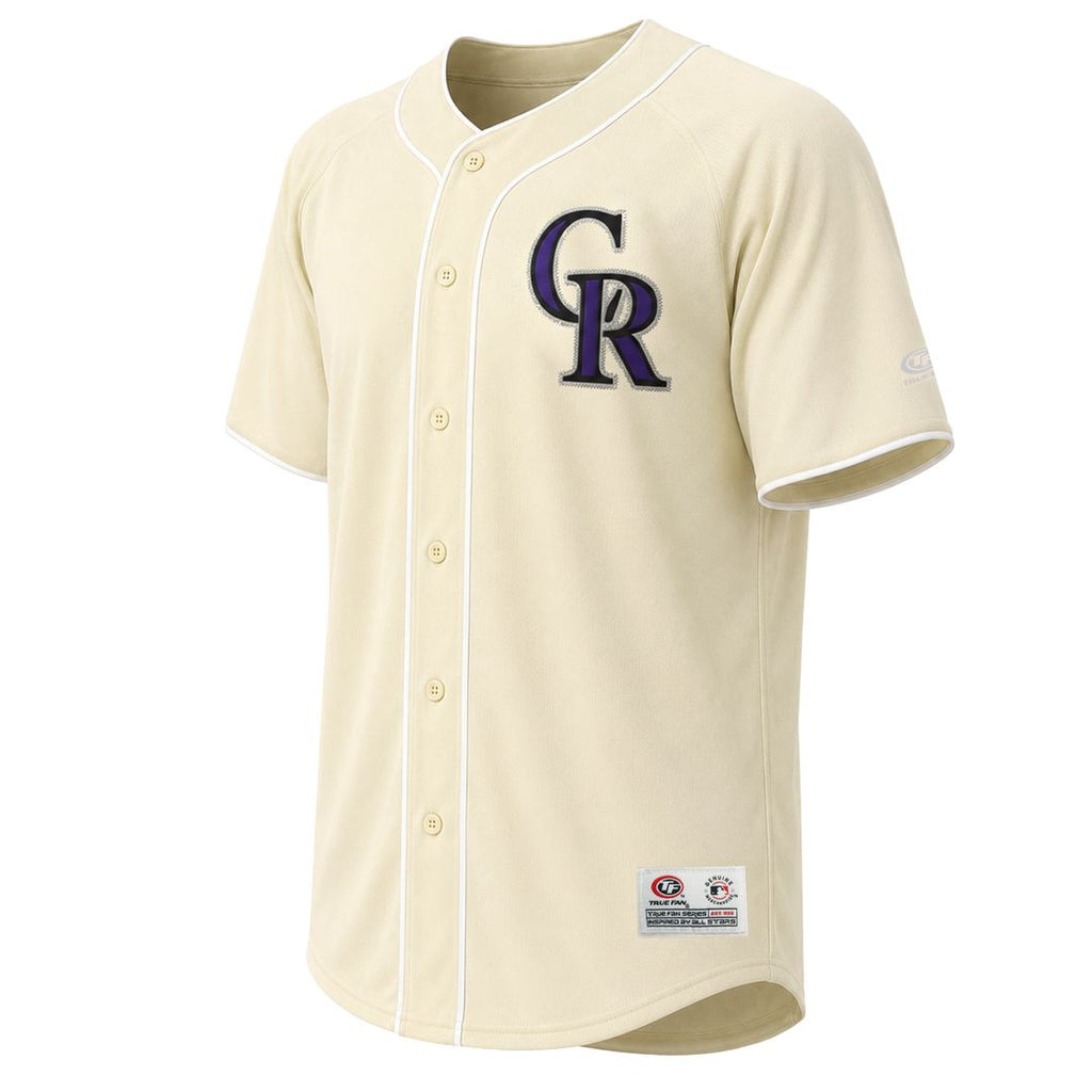 Colorado Rockies Stitches Fashion Jersey - Cream