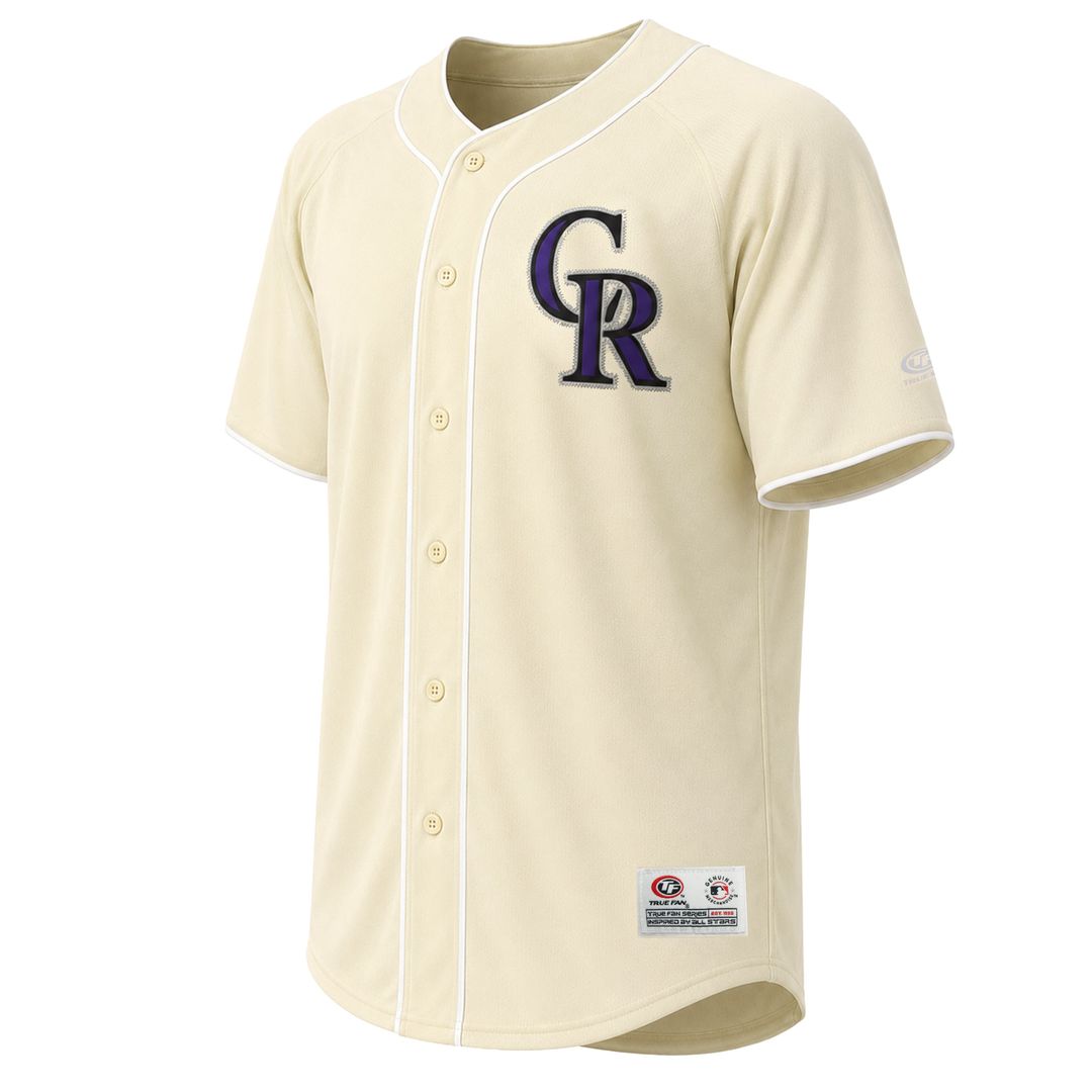 Colorado Rockies Stitches Fashion Jersey - Cream