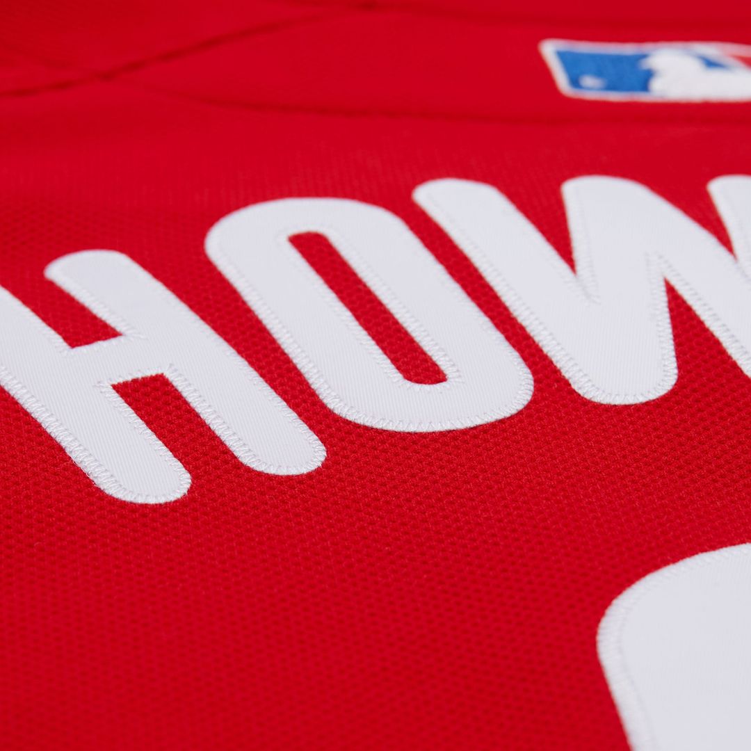 Ryan Howard Philadelphia Phillies Big & Tall Cooperstown Mesh Batting Practice Jersey - Red