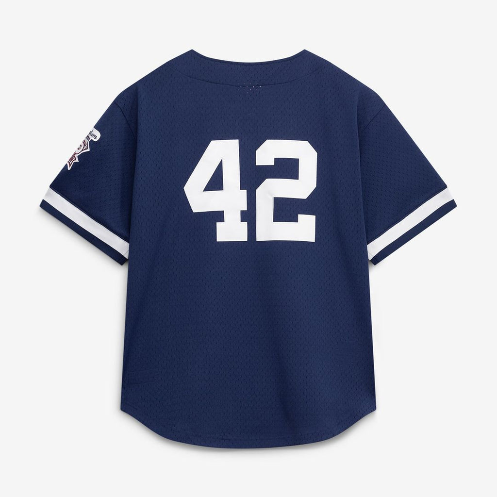 Mariano Rivera New York Yankees Cooperstown Collection Mesh Batting Practice Button - Up Jersey - Navy