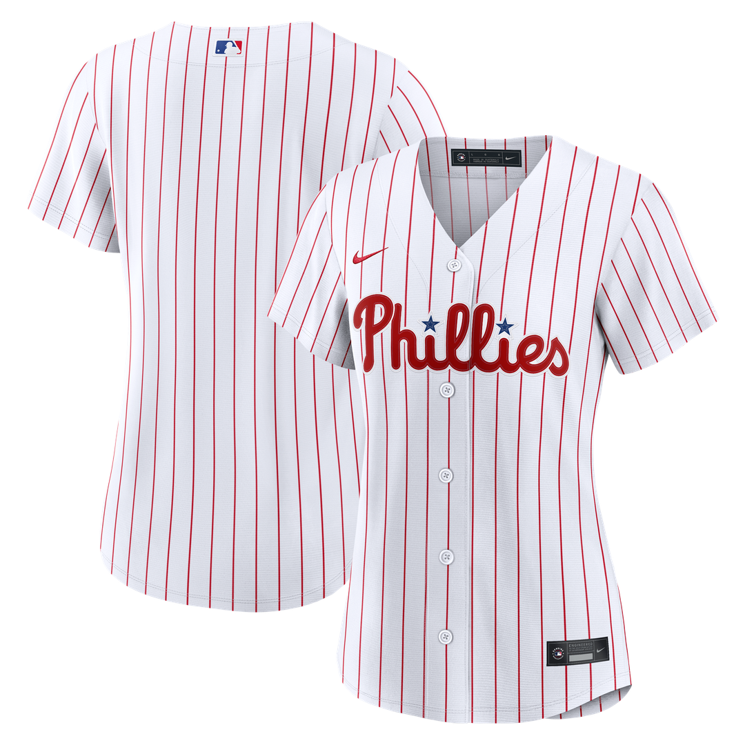 Philadelphia Phillies Women's Home Replica Jersey - White
