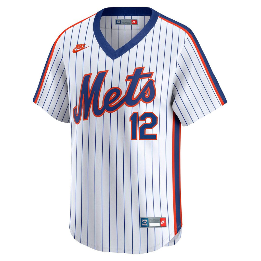 Francisco Lindor New York Mets Throwback Cooperstown Collection Limited Jersey - White