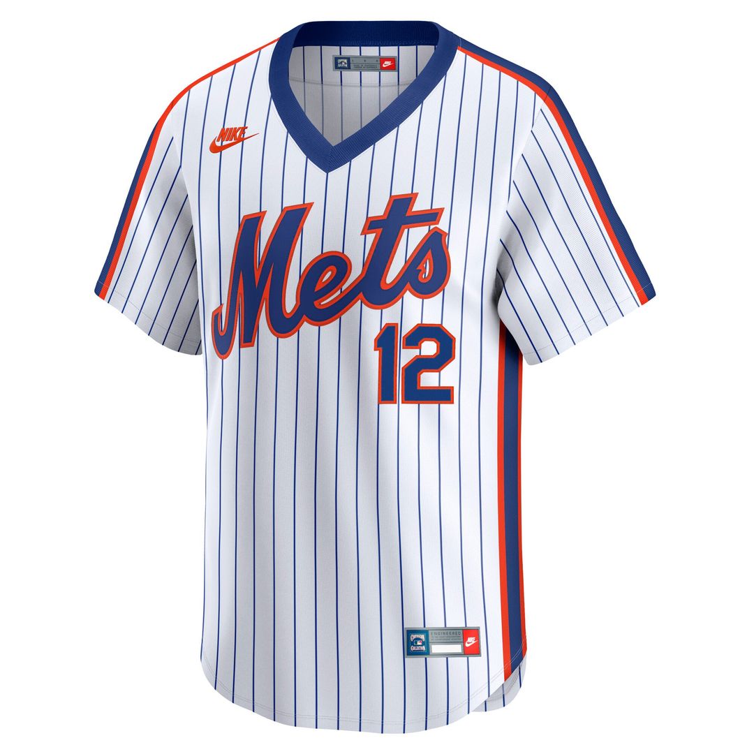 Francisco Lindor New York Mets Throwback Cooperstown Collection Limited Jersey - White