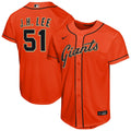 Jung Hoo Lee San Francisco Giants Youth Alternate Replica Jersey - Orange