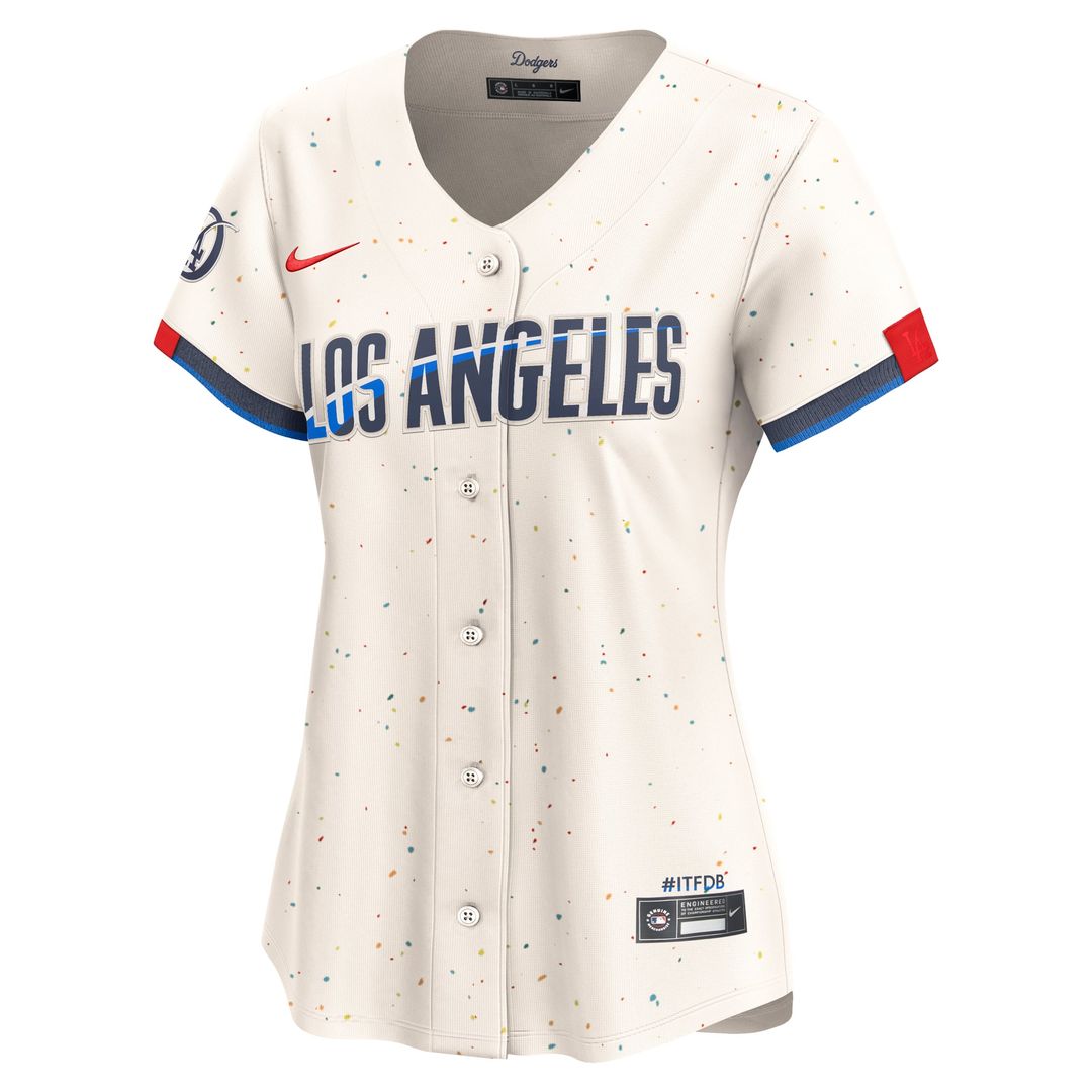 Los Angeles Dodgers Women's City Connect Limited Jersey - Cream