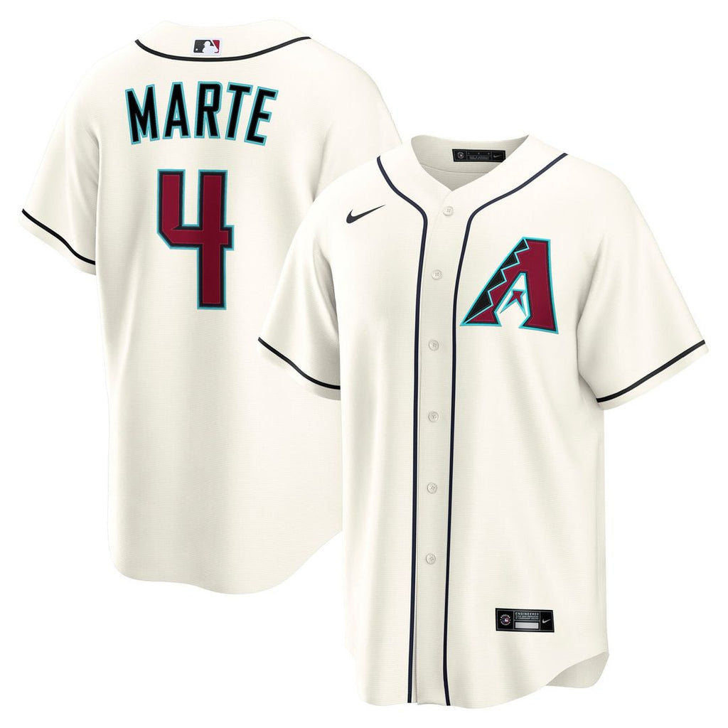 Ketel Marte Arizona Diamondbacks Home Replica Jersey - Cream