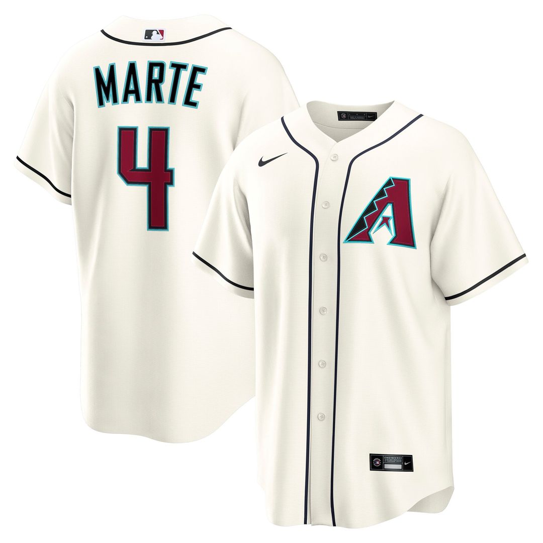 Ketel Marte Arizona Diamondbacks Home Replica Jersey - Cream