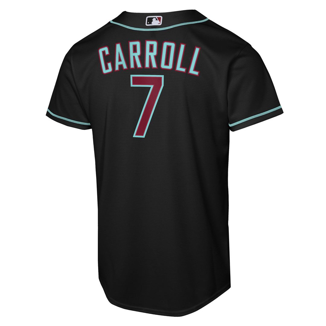 Corbin Carroll Arizona Diamondbacks Youth Alternate Replica Jersey - Black