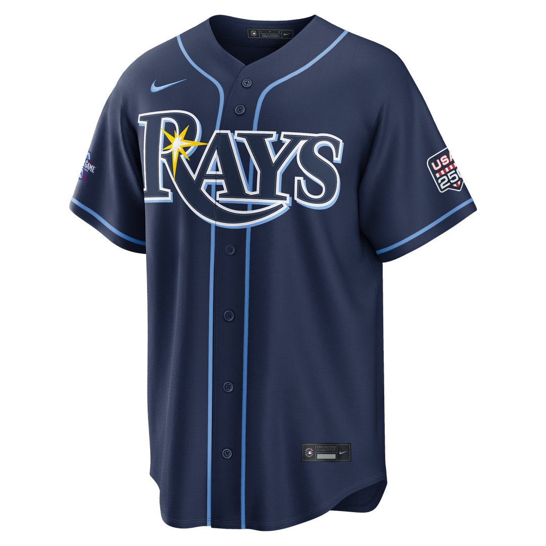 2026 All - Star Game Tampa Bay Rays Junior Caminero Navy Replica Jersey