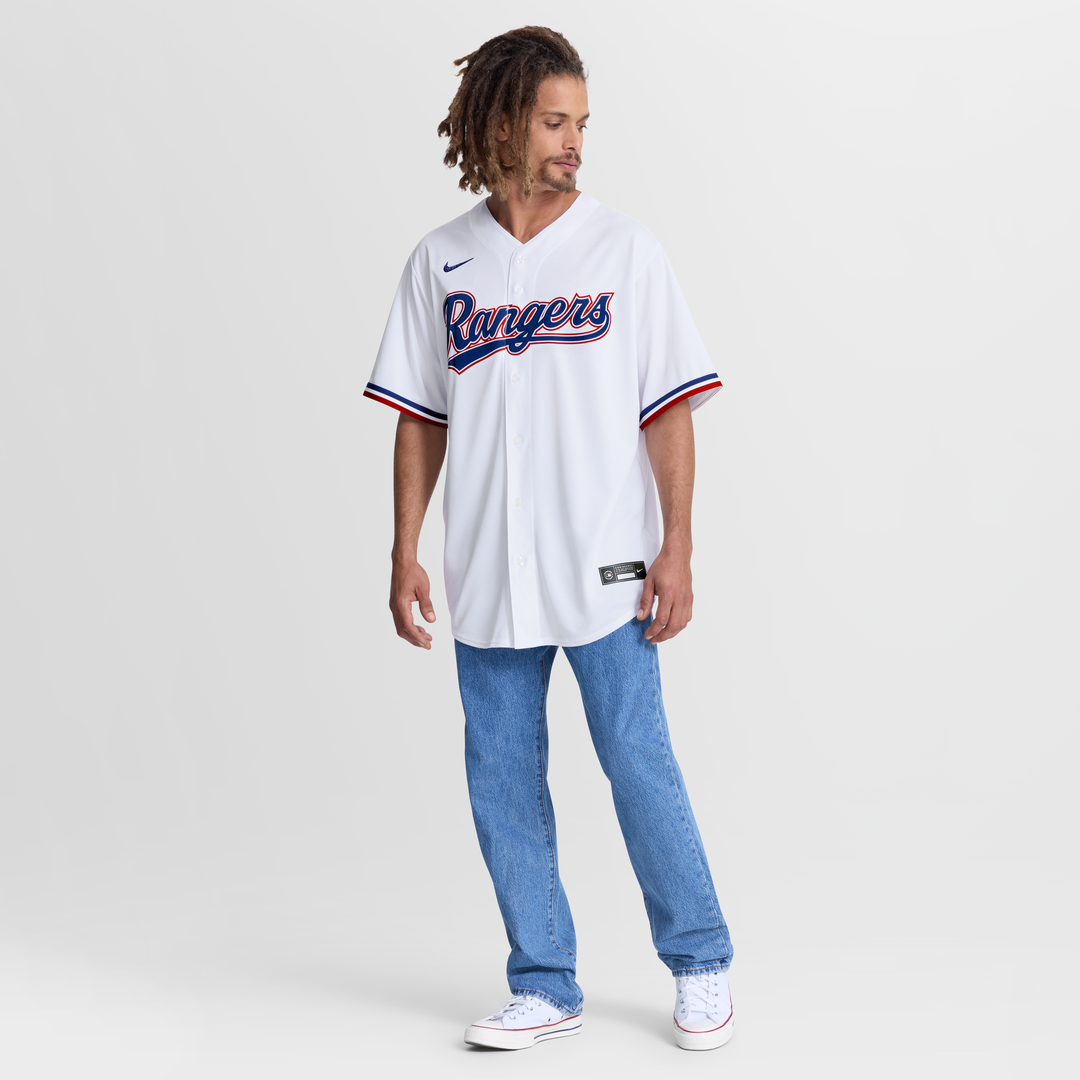 Wyatt Langford Texas Rangers Home Replica Jersey - White