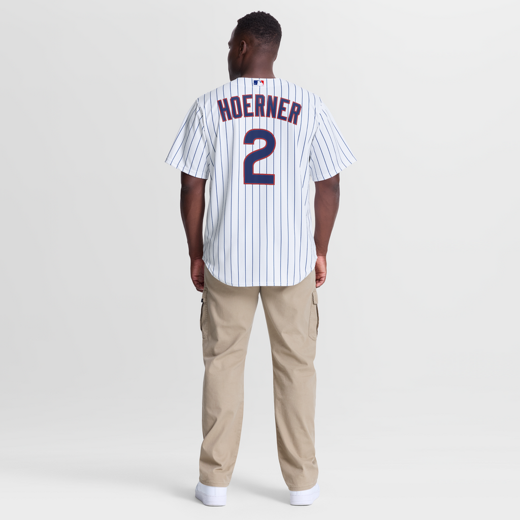 Nico Hoerner Chicago Cubs Home Replica Jersey - White
