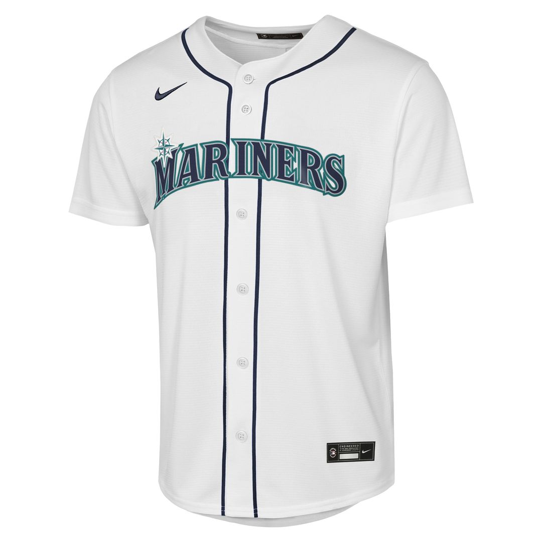 Colt Emerson Seattle Mariners Youth Home Replica Jersey - White