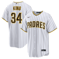 Michael King San Diego Padres Home Replica Jersey - White