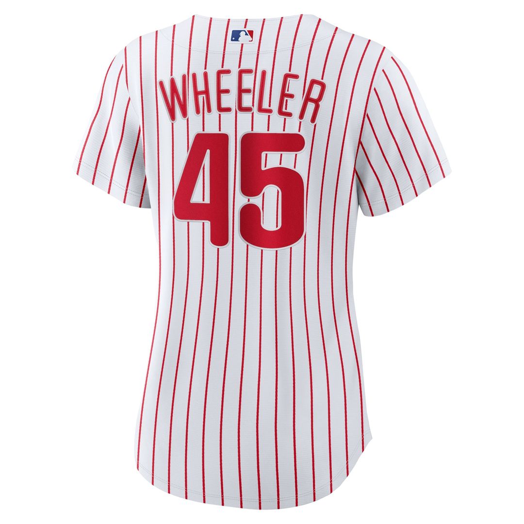 Zack Wheeler Philadelphia Phillies Women's Home Replica Jersey - White