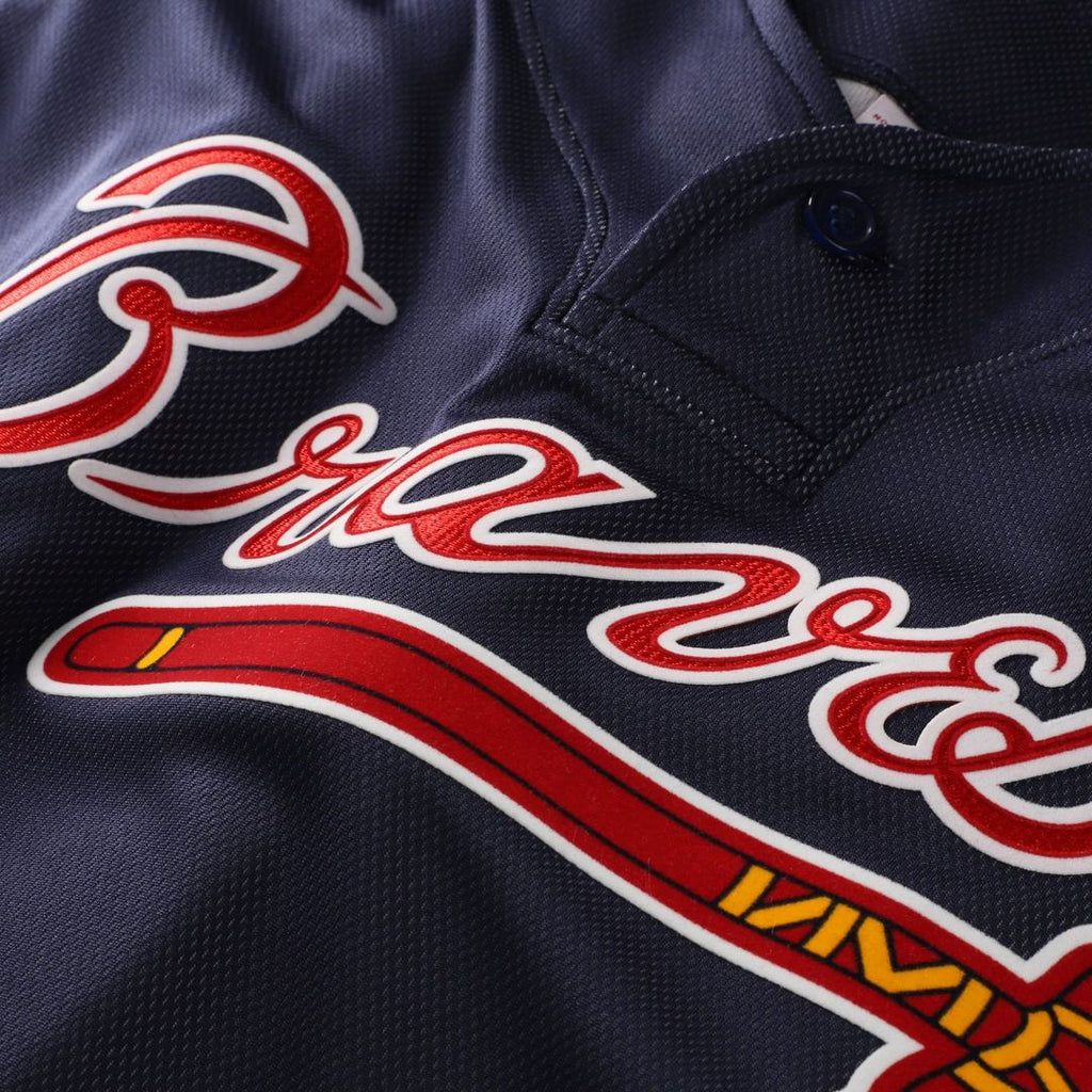 Chipper Jones Atlanta Braves Authentic Batting Practice Jersey - Navy