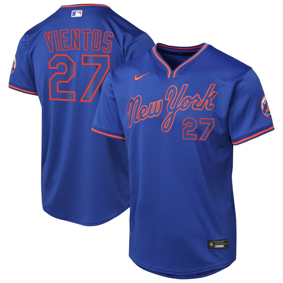 Mark Vientos New York Mets Youth Road Limited Jersey - Gray