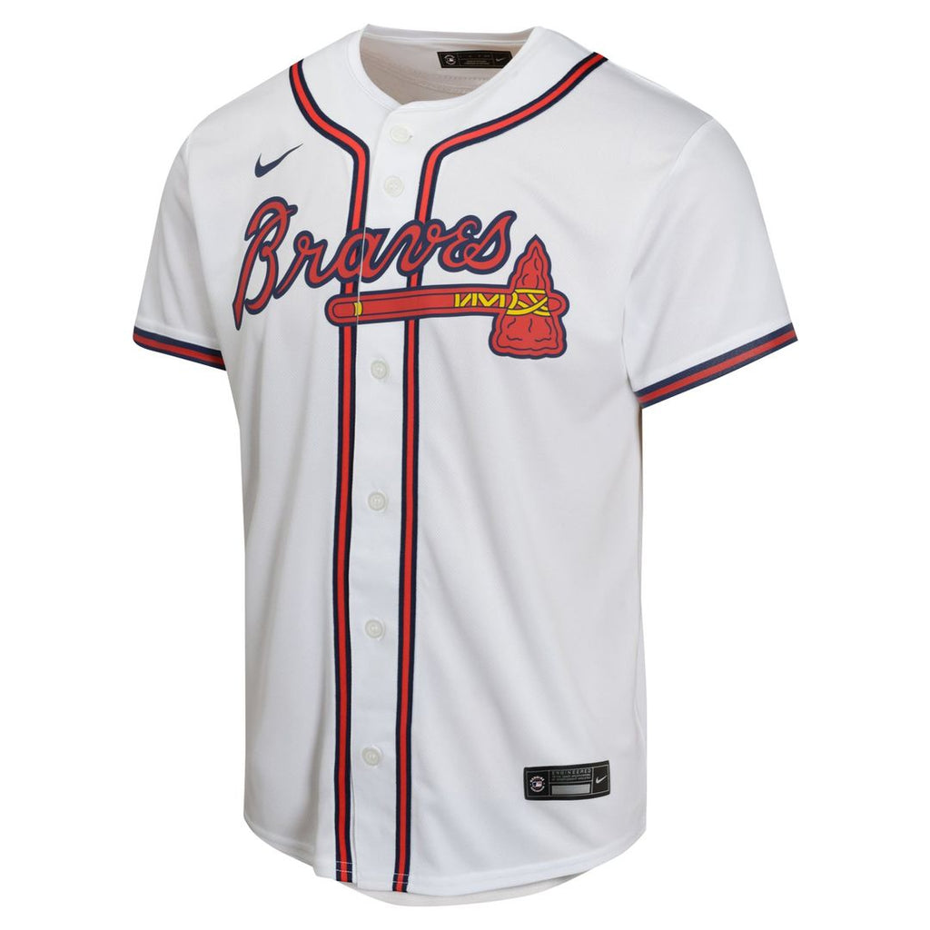Austin Riley Atlanta Braves Youth Home Game Player Jersey - White