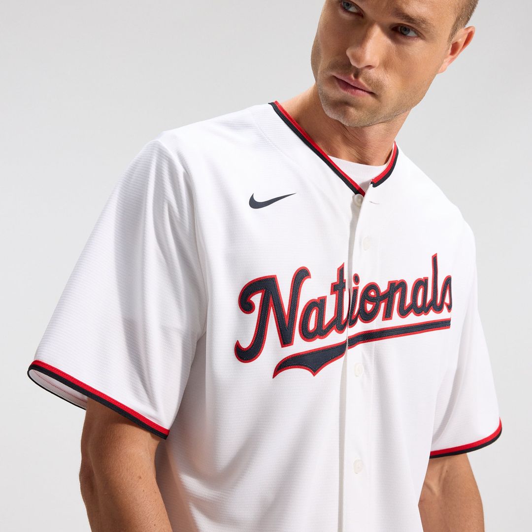 CJ Abrams Washington Nationals Home Replica Jersey - White
