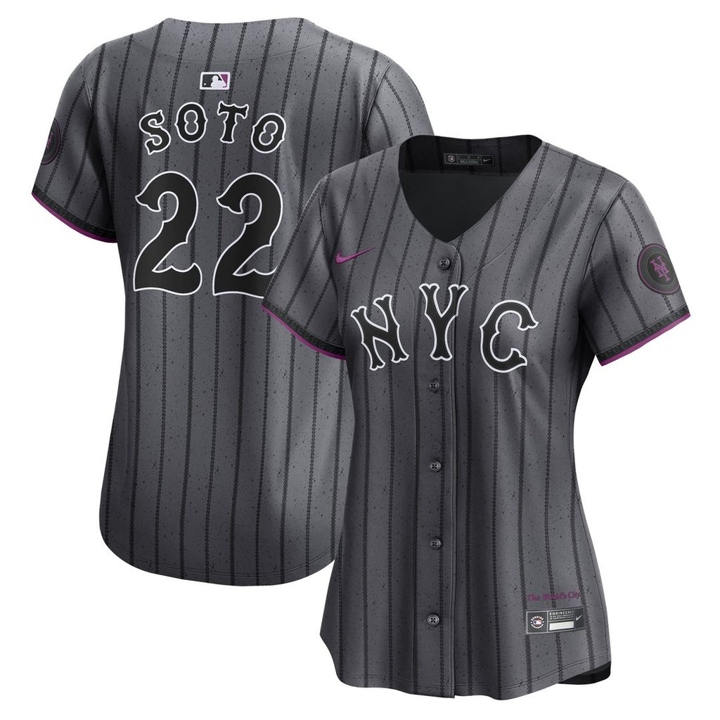 Juan Soto New York Mets Women's City Connect Limited Jersey - Gray