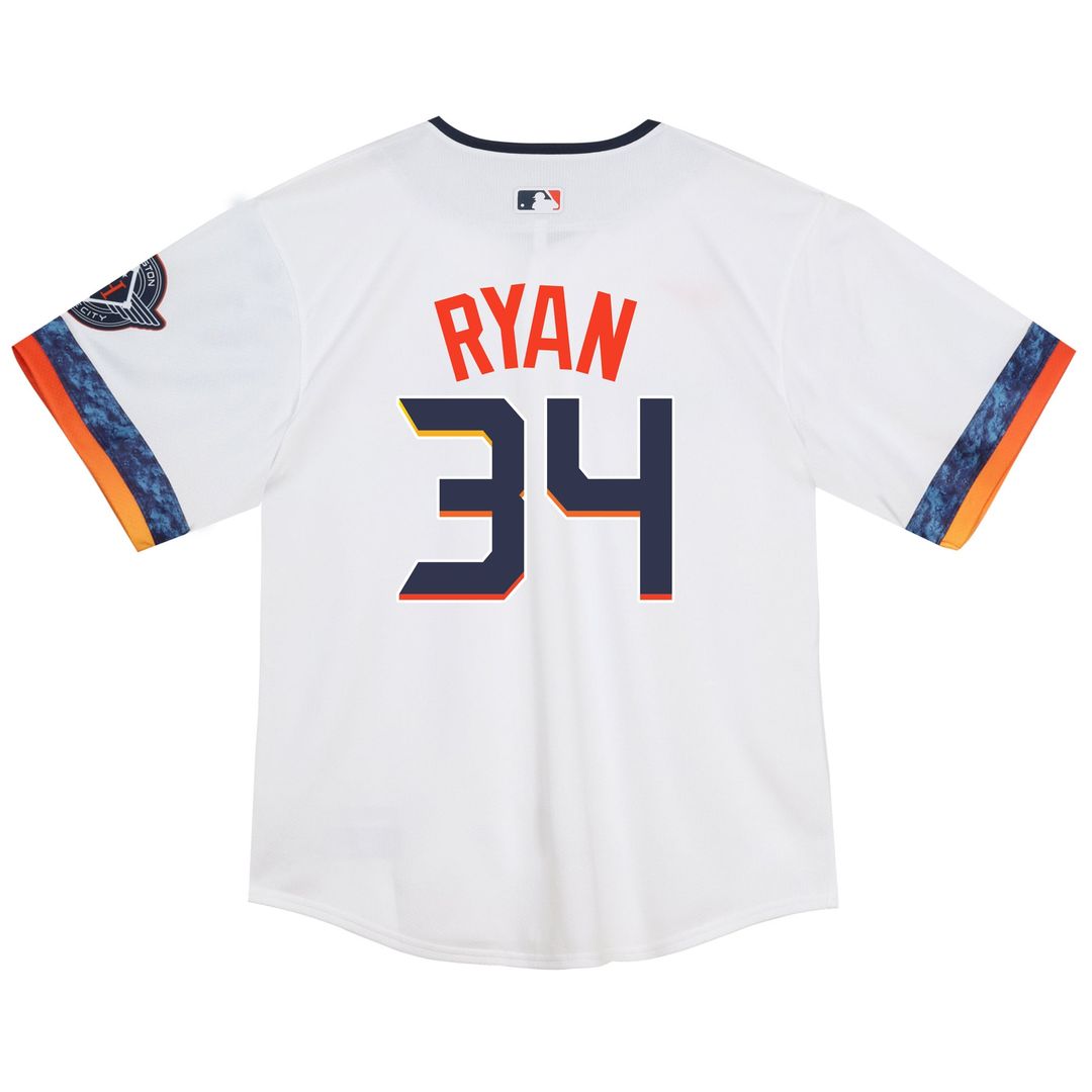 Nolan Ryan Houston Astros Toddler City Connect 2025 Limited Jersey - White
