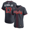 Ronald Acuña Jr. Atlanta Braves Alternate Elite Jersey - Navy