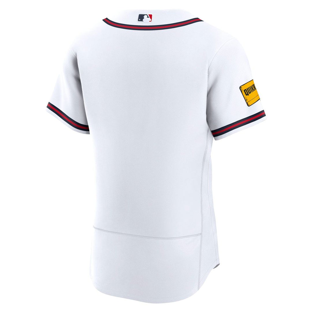 Atlanta Braves Home Sponsor Patch Authentic Jersey - White