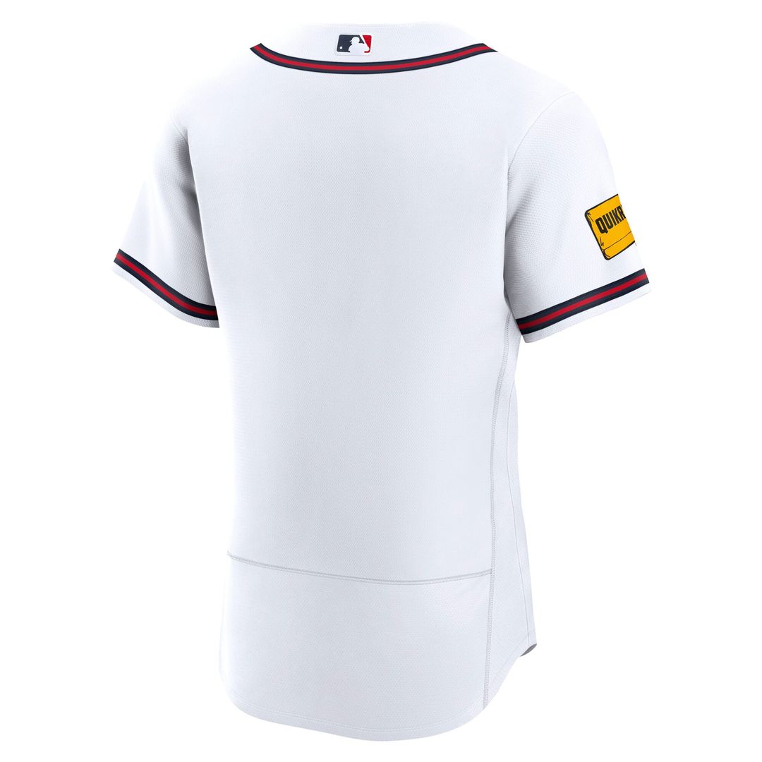 Atlanta Braves Home Sponsor Patch Authentic Jersey - White