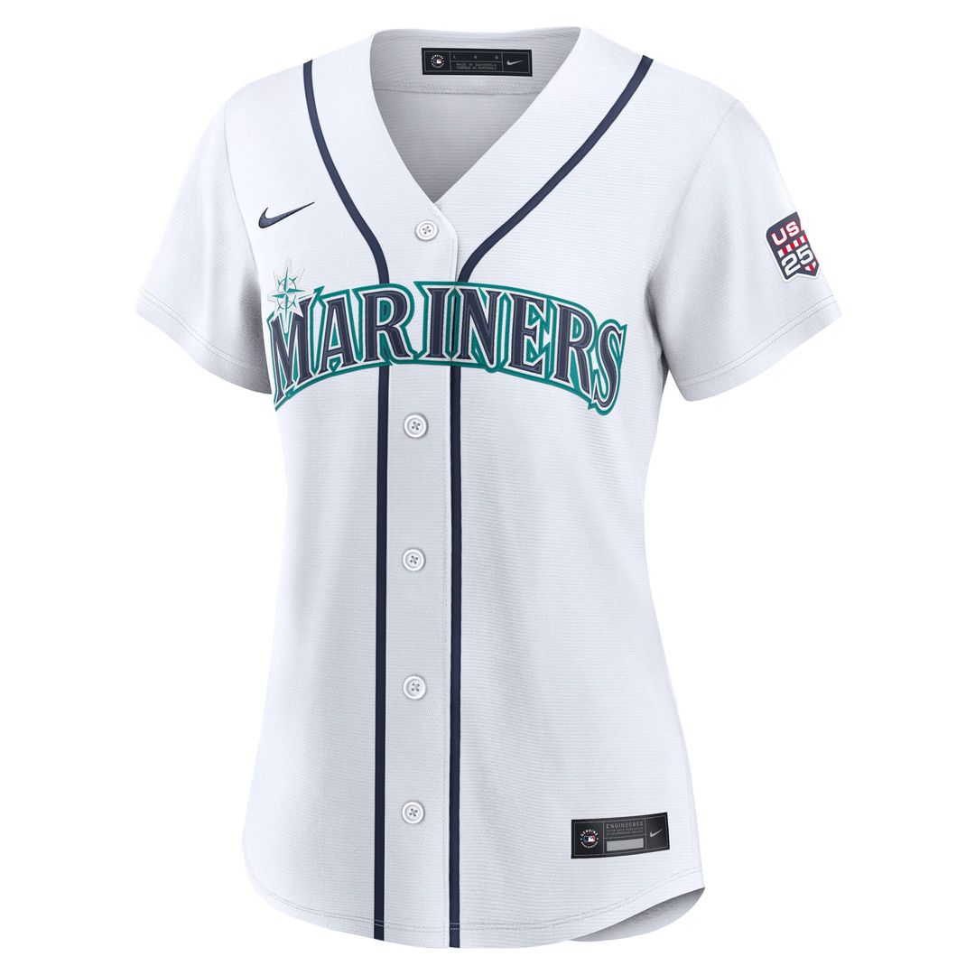 Fourth of July Women's Seattle Mariners Josh Naylor White USA 250 Stadium Jersey