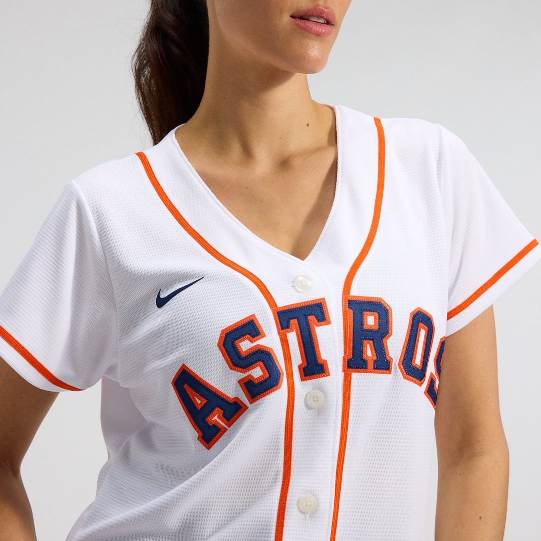 Houston Astros Women's Home Replica Team Jersey - White