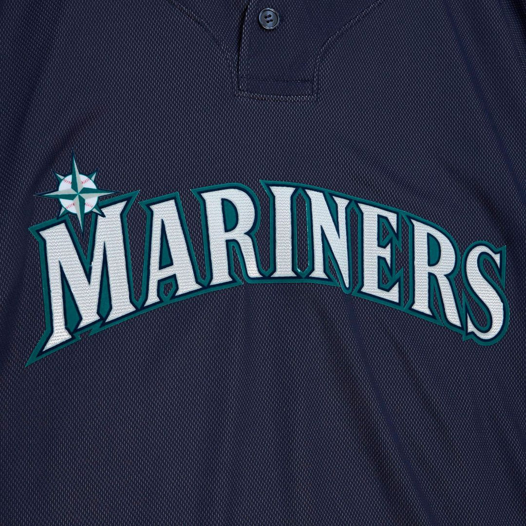 Ichiro Suzuki Seattle Mariners Big & Tall Cooperstown Mesh Batting Practice Jersey - Navy