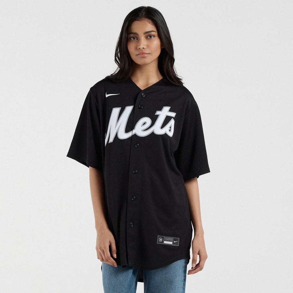 Francisco Lindor New York Mets Replica Player Jersey - Black