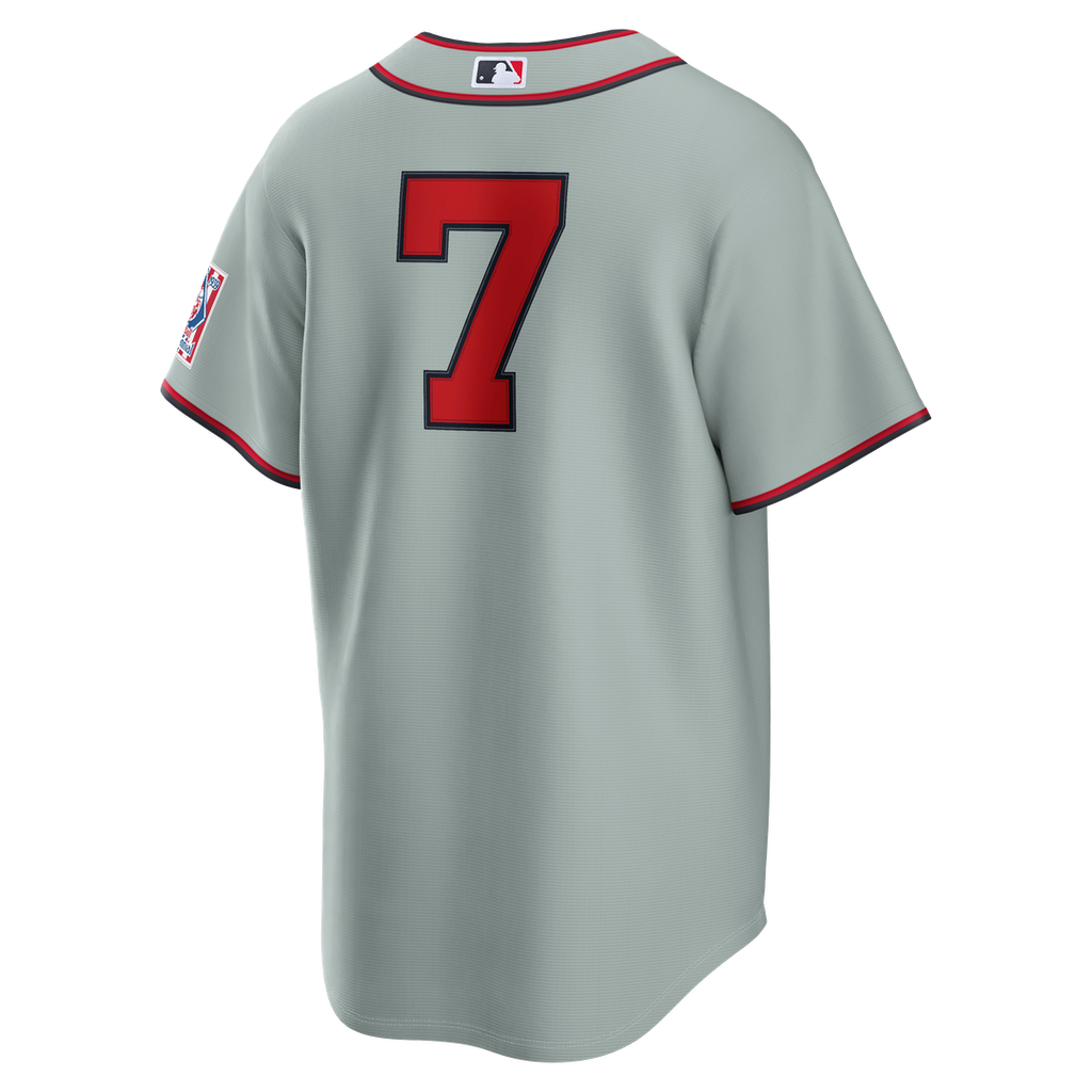 Trea Turner Philadelphia Phillies 2026 Field of Dreams Stadium Jersey - Gray