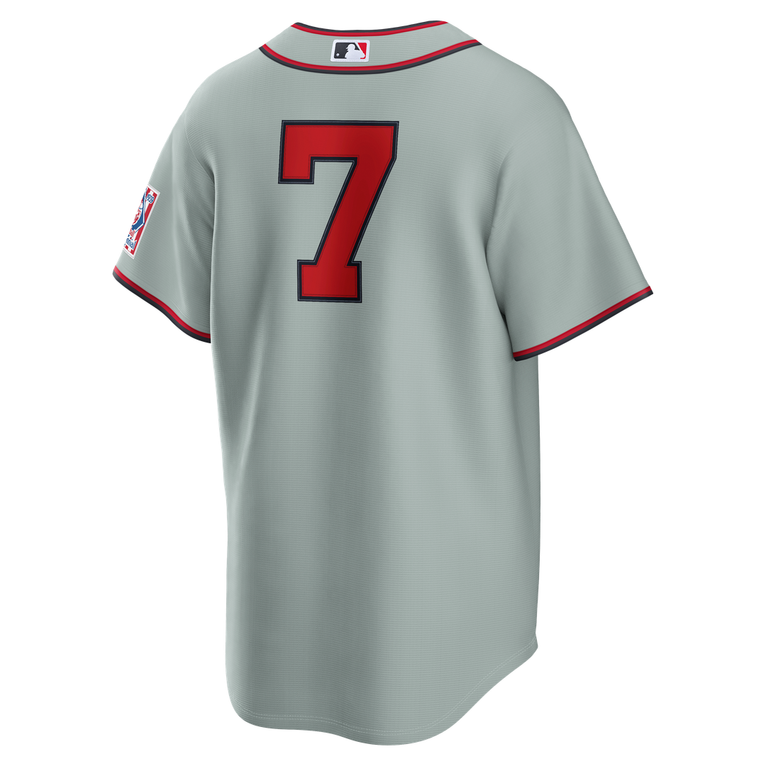 Trea Turner Philadelphia Phillies 2026 Field of Dreams Stadium Jersey - Gray