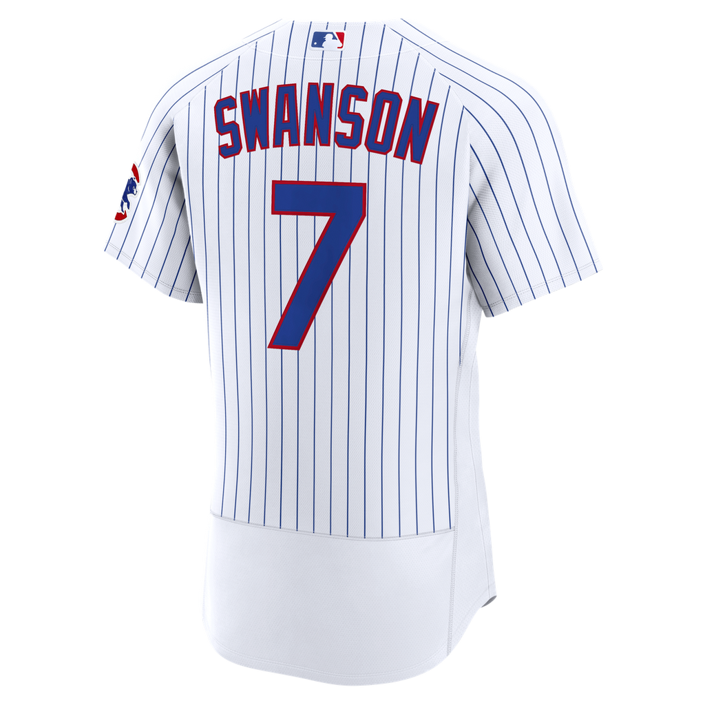 Dansby Swanson Chicago Cubs Home Authentic Jersey - White