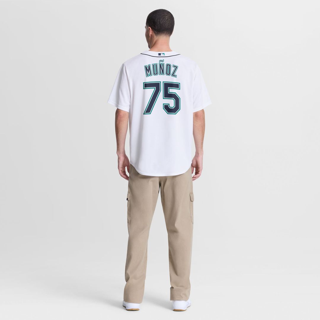 Andrés Muñoz Seattle Mariners Home Replica Jersey - White