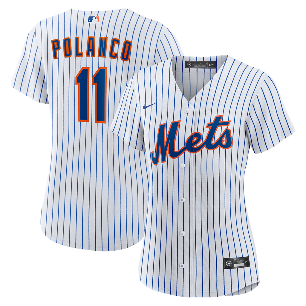 Jorge Polanco New York Mets Women's Home Replica Jersey - White