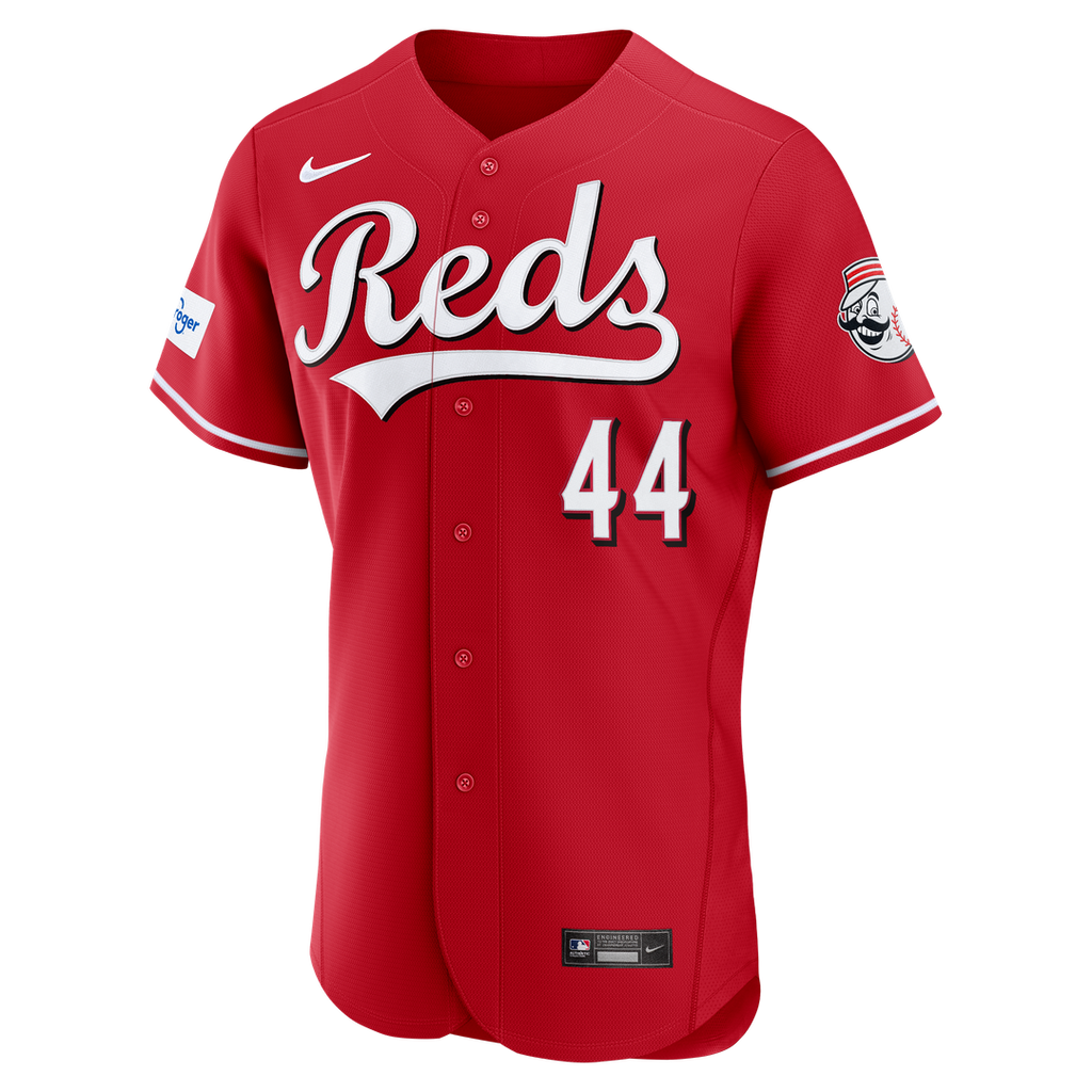 Elly De La Cruz Cincinnati Reds Alternate Authentic Sponsor Patch Jersey - Red